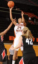 Martin Sparks Women's Basketball Season Opener Win over Long Beach State