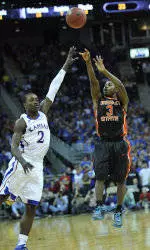 Starks Ties School Record In Narrow Loss To No. 10 Kansas