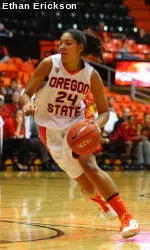 Women's Hoops Falls to USC despite Martin's Six Threes
