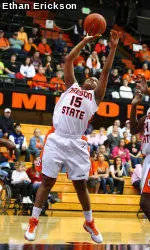 Marchbanks Leads Late Rally, but Beavers Lose to No. 9 UCLA