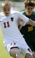 Men's Soccer Scores Five in Home Exhibition Win
