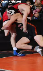 Hanke Leads Beavers to Eighth Place at Cliff Keen Las Vegas Invite