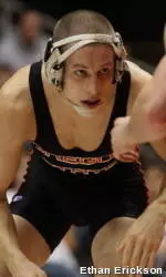 No. 22 Wrestling Dominates Cal State Bakersfield to Make it 13 Straight