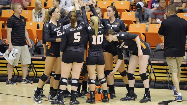 Black wins Orange & Black Volleyball Game 2-1