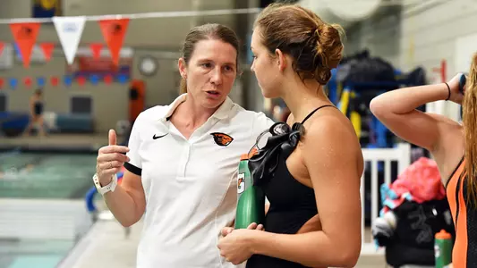 Buffin speaking with Jackman