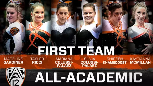 Pac-12 All-Academic First Team graphic
