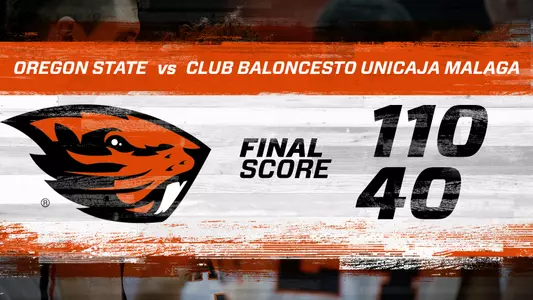 Oregon State 110, Club Baloncesto Unicaja Malaga 40