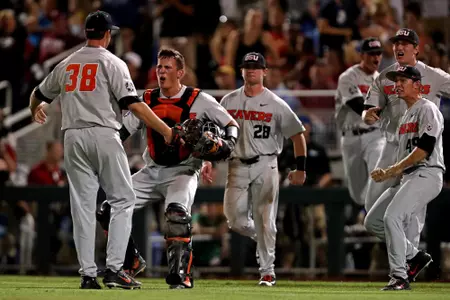 NCAA Baseball: College World Series-Arkansas vs Oregon State