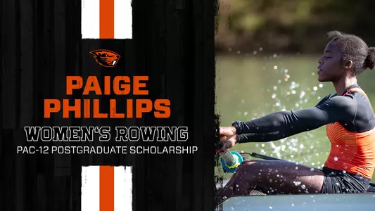 Paige Phillips Pac-12 Postgraduate Scholarship graphic