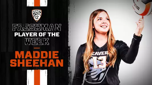 Maddie Sheehan Pac-12 Freshman of the Year