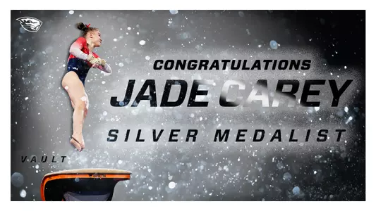 Jade Carey silver medal World Championships