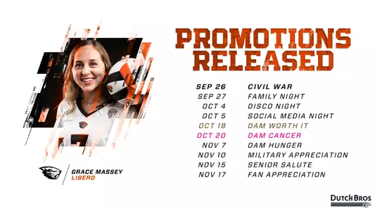 2019 VB Promo Schedule