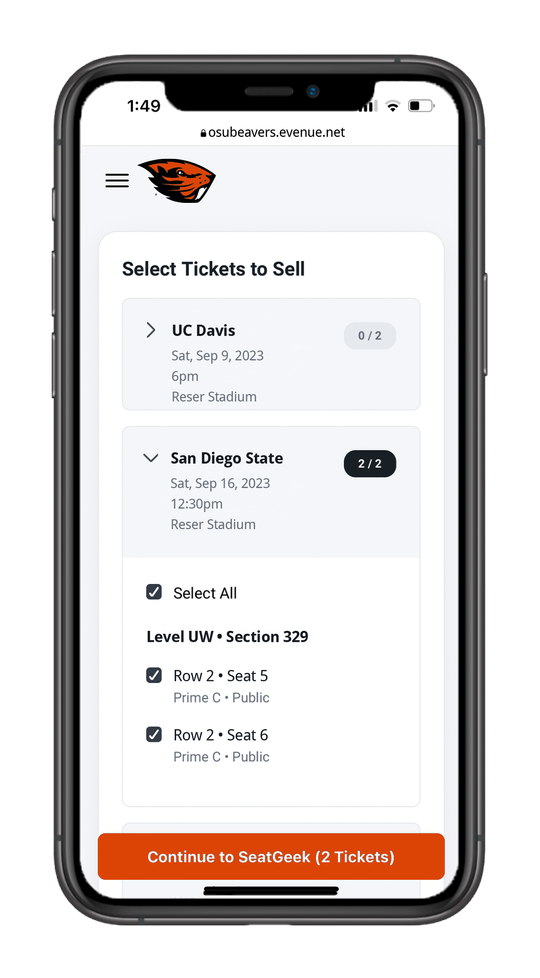 SeatGeek Mobile