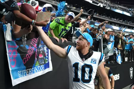 NFL: Carolina Panthers at Las Vegas Raiders