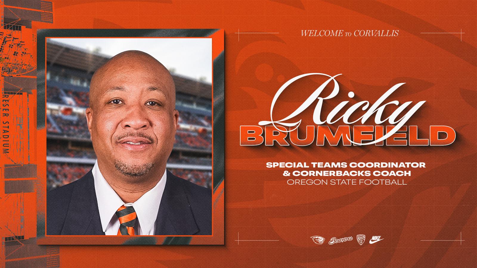 Coach Ricky Fields Oregon State Lands Special Teams Coach Ricky Brumfield – Program ...