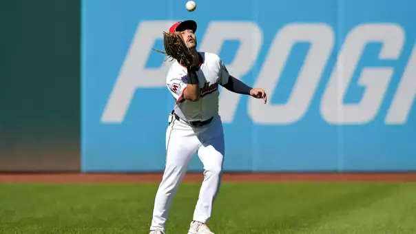 MLB: Wildcard-Detroit Tigers at Cleveland Guardians Steven Kwan