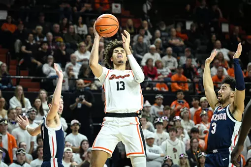 Beavers Fall to No. 6 Gonzaga