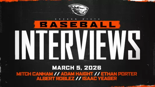 The Beavers held a media availability on Thursday, March 5, 2026