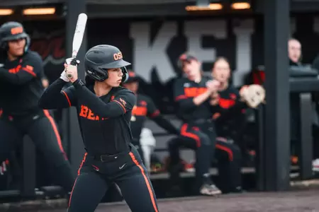 Lici Campbell hitting