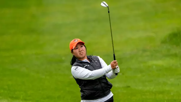 April 25, 2026; Fairfield, CA, USA; Oregon State Beavers golfer Kyra Ly during the WCC Golf Championships at Green Valley Country Club.