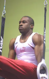 NYIKA WHITE PLACES 10TH ON STILL RINGS AT NCAA MEN'S GYMNASTICS CHAMPIONSHIPS Image