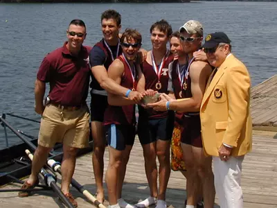 TEMPLE MEN TIE FOR THIRD IN POINTS AT THE 67TH DAD VAIL REGATTA Image