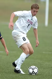 MEN'S SOCCER OPENS DEFENSE OF CITY TITLE WITH 2-1 WIN OVER DREXEL Image