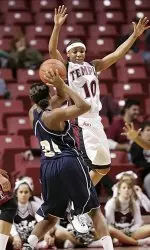 Pittman's Last Second Lay-in Leads Temple Over Villanova, 68-66 Image
