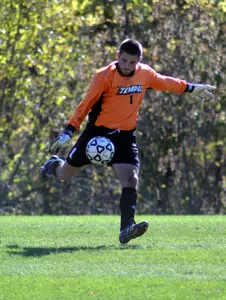 MEN'S SOCCER BLANKS VILLANOVA, 1-0, IN EXHIBITION MATCH Image