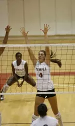 Temple Volleyball Handles Charlotte, 3-0 Image