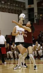 Volleyball Advances To Atlantic 10 Semifinal With 3-1 Win Over Fordham Image