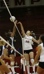 Temple Volleyball Drops Non-Conference Match To Long Island, 3-1 Image