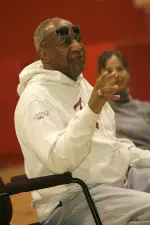 Bill Cosby Speaks To Temple Track Teams Image
