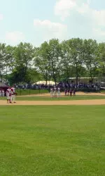 Snow Cancels Sunday's Baseball Game With Long Island Image