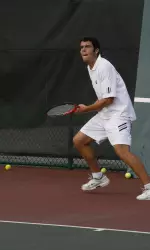 #18 Old Dominion Blanks Temple in Men's Tennis Image