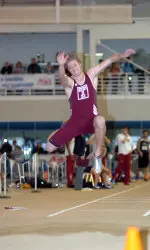 Men's Track Places Fifth At Rider Image