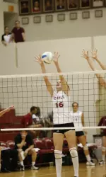 Volleyball Dominates Villanova, 3-1 Image