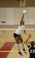 Volleyball Dominates La Salle, 3-0 Image