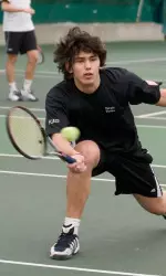 Men's Tennis Downed By Crosstown Rival Penn Image