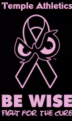 Temple Athletics Continues 'Be Wise for the Cure' Campaign Image