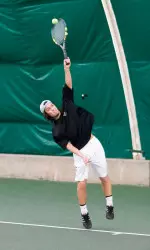 Men's Tennis Remains Undefeated Midway Through City 6 Tournament Image