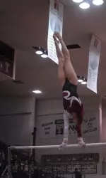 Women's Gymnastics Takes First at SCSU Tri-Meet Image