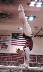 Women's Gymnastics Takes Third at Maryland Tri-Meet Image