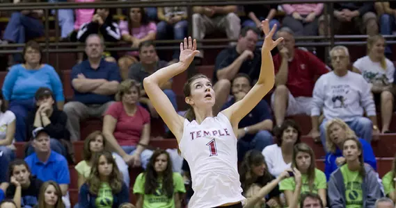 Volleyball Earns Third Straight Win Against Rhode Island Image