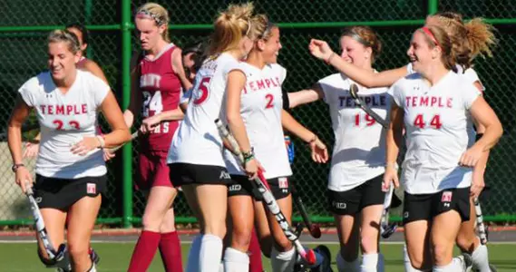 Field hockey celebration