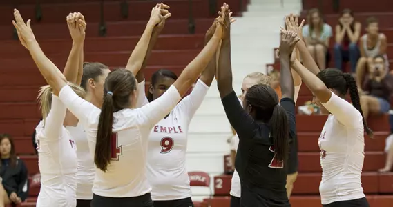 Volleyball huddle