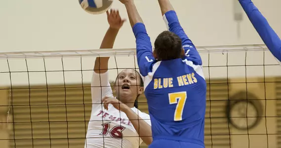 Volleyball Falls to Two Tough Opponents on Day Two of the Tar Heel Classic Image