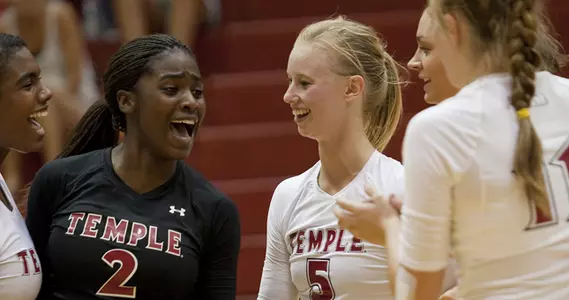 Volleyball Sweeps Rider in Wednesday Night Road Match Image