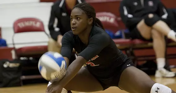 Volleyball Swept in A-10 Match at George Washington Image