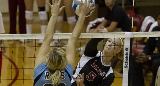 Volleyball Suffers a 3-1 Loss at Rhode Island Image